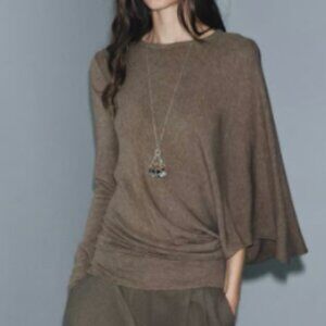 Zara Assymetric  cape top